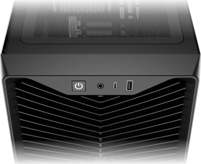 Corsair 3200D RS, schwarz, Glasfenster