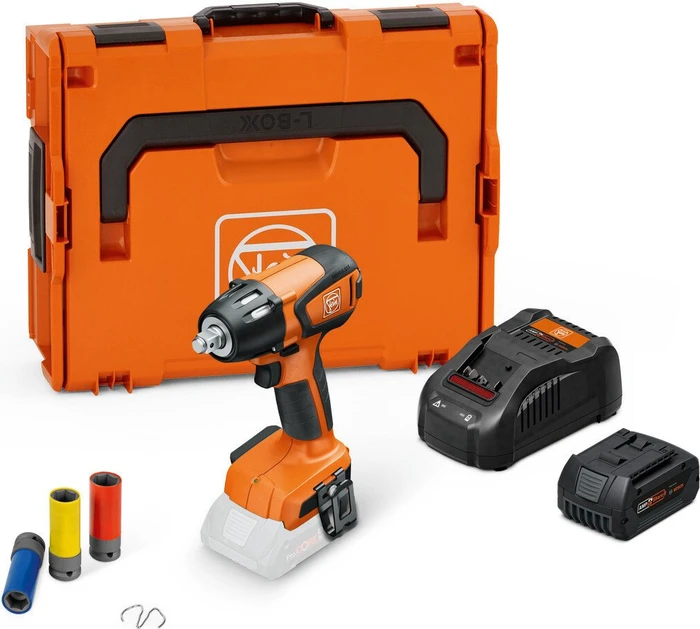 Fein ASCD 18-300 W2 AS Akku-Schlagschrauber inkl. L-Boxx + 2 Akkus 5.0Ah + Zubehör