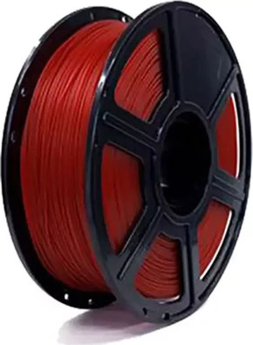 Flashforge PLA, Transparent Rot, Spule, 1.75mm, 1.00kg
