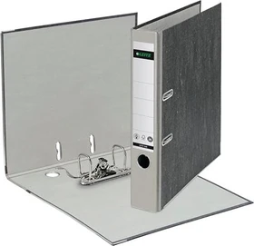 Leitz Qualitäts Ordner 2-Ring 180° CO2 neutral, 50mm, A4, grau, 10er-Pack