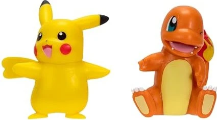 Jazwares Pokémon - Battle Figure Pack Pikachu und Glumanda