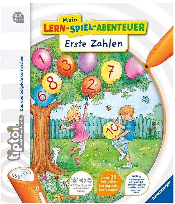 Ravensburger tiptoi Buch: Mein Lern-Spiel-Abenteuer: Erste Zahlen