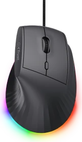 Trust Gaming GXT 145 Rexxa Ergonomic Vertical RGB Mouse schwarz, USB (26024)