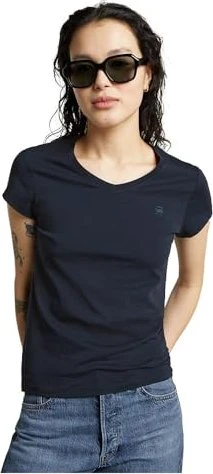 G-Star Eyben Slim V-Neck 2.0 T-Shirt kurzarm osaka blue (Damen)