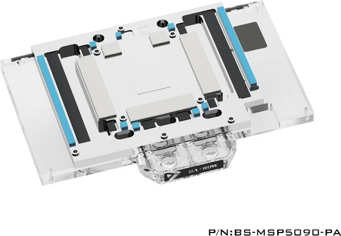 Barrow NVIDIA RTX 5090 LRC 2.0 Full Coverage GPU Water Block, MSI Suprim 5090, BS-MSP5090-PA, schwarz