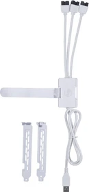 Lian Li USB-A Cable HUB 3 port, USB-A 2.0 [Stecker], weiß (PW-U2TPAW)