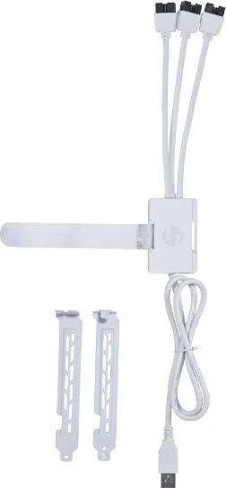 Lian Li USB-A Cable HUB 3 port, USB-A 2.0 [Stecker], weiß