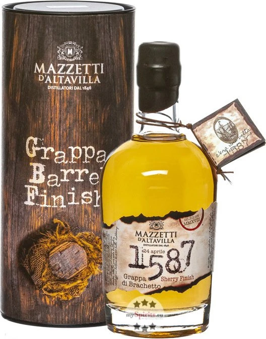 Mazzetti d'Altavilla 1587 Grappa di Brachetto 500ml