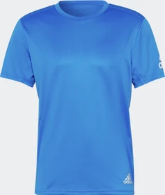 adidas Run It Laufshirt kurzarm blue rush (Herren)