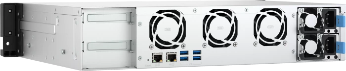 QNAP Turbo Station TS-855eU-RP-8G, 8GB RAM, 2x RJ-45 2.5GBase-T, 4x USB-A 3.0, 2HE