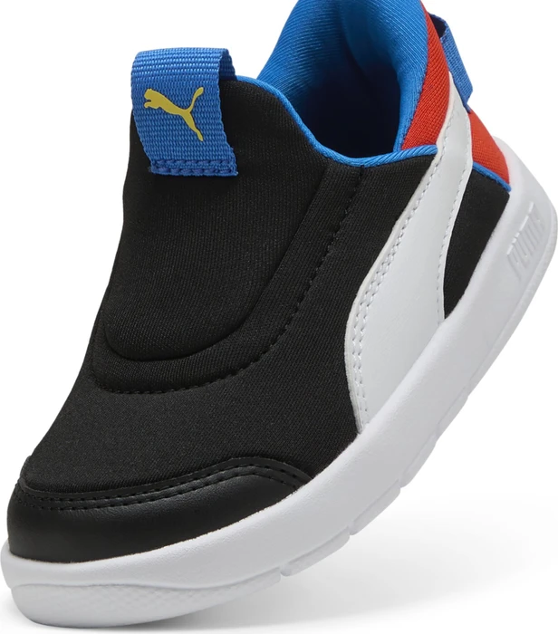 Puma Courtflex V3 Sliptech puma black/puma white/redmazing (Junior)