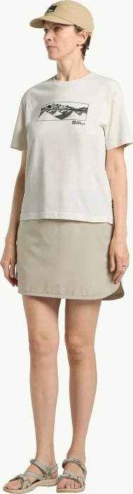 Jack Wolfskin Cordillera T-Shirt kurzarm cotton white (Damen)