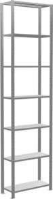 Schulte Lagertechnik Multiplus 150 Schwerlastregal 75x300x30cm verzinkt