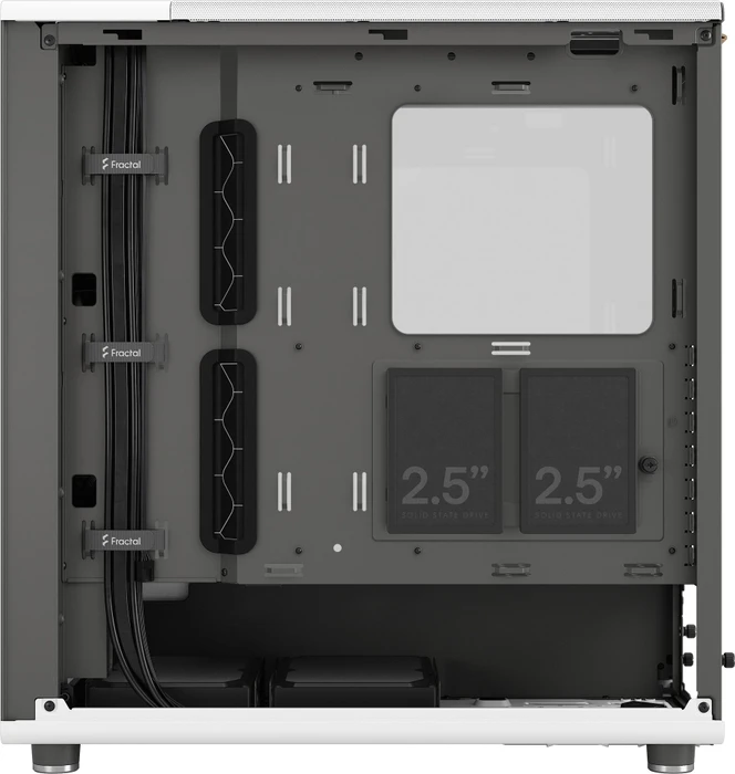 Fractal Design North Chalk White TG Clear, Glasfenster