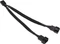 Phobya 4-Pin auf 2x 4-Pin Verteiler, 10cm, schwarz Vorschaubild
