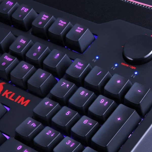 Klim Vidi, LEDs RGB, Outemu Red, USB, DE