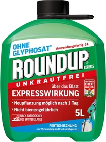 Evergreen Garden Care Roundup AC Unkrautfrei mit Expresswirkung anwendungsfertig Kanister, 5l