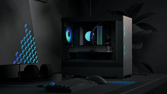 Fractal Design Pop Mini Air RGB Black TG Clear Tint, Glasfenster
