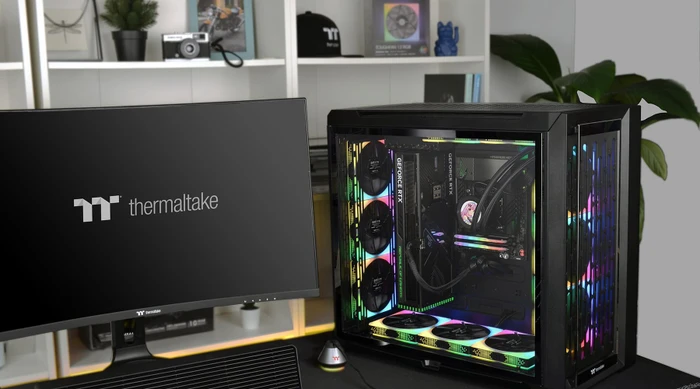 Thermaltake CTE C750 TG ARGB, schwarz, Glasfenster