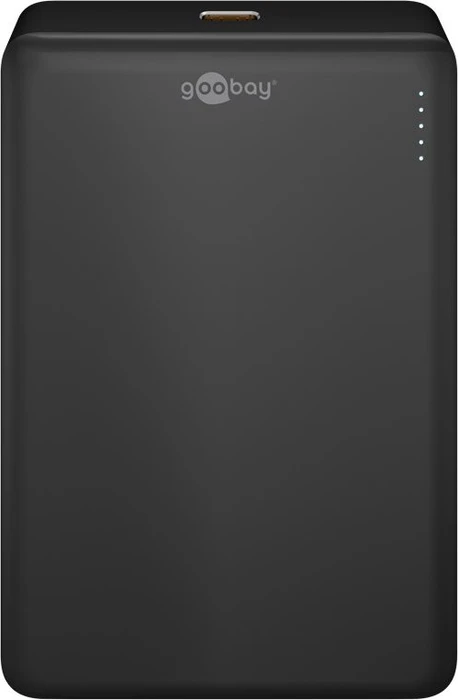 Wentronic Goobay Powerbank magnetisch 10000mAh schwarz