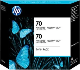 HP Tinte 70 schwarz photo, 2er-Pack