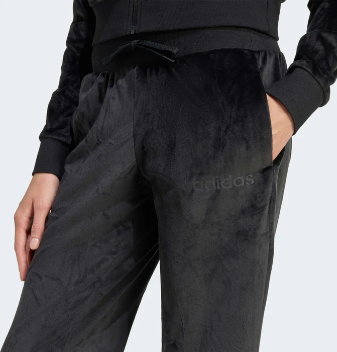 adidas Glam Velvet Trainingsanzug schwarz (Damen)