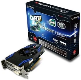 Sapphire Radeon HD 6870 FleX DiRT3, 1GB GDDR5, 2x DVI, HDMI, 2x mDP, full retail