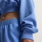 adidas Weiches Lux Loose Sweatshirt blue fusion (Damen) Vorschaubild