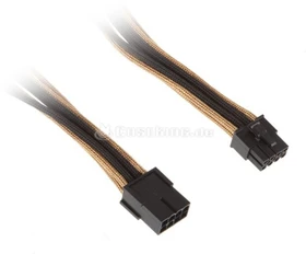 BitFenix Alchemy 8-Pin PCIe Verlängerung 45cm, sleeved gold/schwarz (BFA-MSC-8PEG45AK-RP)