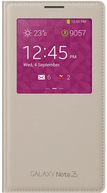 Samsung S-View Cover für Galaxy Note 3 gold (EF-CN900BFEGWW)
