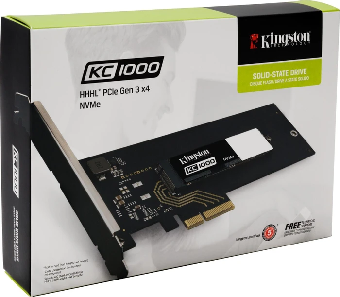 Kingston KC1000H 480GB, Add-In Card / PCIe 3.0 x4