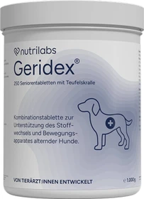 NutriLabs Geridex Kautabletten für Hunde, 250 Stück