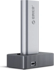 Orico Single Bay M.2 NVMe/SATA SSD, M.2 Dockingstation, USB-C 3.1 (ORICO-IT18C3-GY-BP)