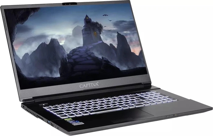 Captiva Advanced Gaming I56-255 255, Core i7-10750H, 8GB RAM, 500GB SSD, 1TB HDD, GeForce GTX 1660 Ti, DE