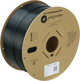 Polymaker PolyLite ABS, schwarz, Spule, 1.75mm, 3.00kg