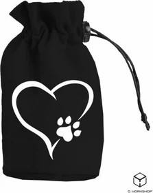 Q-Workshop Würfelbeutel Dogs schwarz