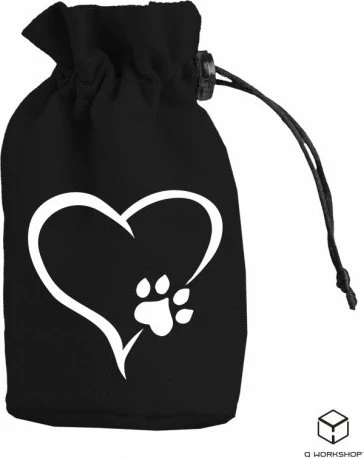 Q-Workshop Würfelbeutel Dogs schwarz
