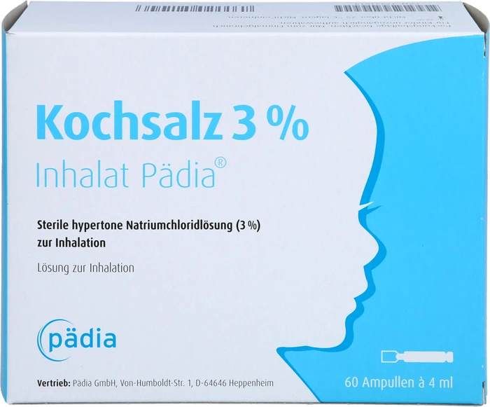 Kochsalz 3% Inhalat Pädia Lösung, 240ml (60x 4ml)