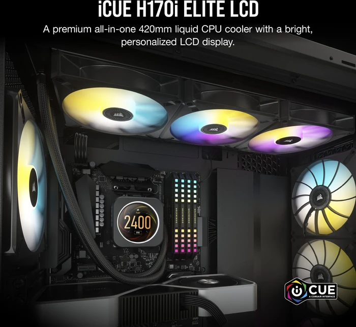 Corsair iCUE H170i Elite LCD