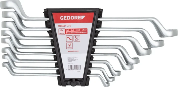 Gedore red R01105008 Schraubenschlüsselsatz, 8-tlg.