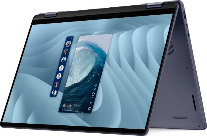 Dell 16 Plus 2-in-1 DB06250, Midnight Blue, Core Ultra 7 258V, 32GB RAM, 1TB SSD, DE