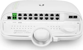 Ubiquiti EdgePoint Intelligent WISP Control Outdoor Wallmount Gigabit Managed Switch, 16x RJ-45, 2x SFP+, passiv PoE PD (EP-S16)