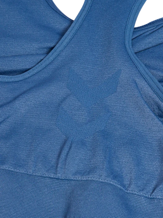 hummel Seamless Sports Top Funktionsshirt ärmellos blue horizon (Damen)