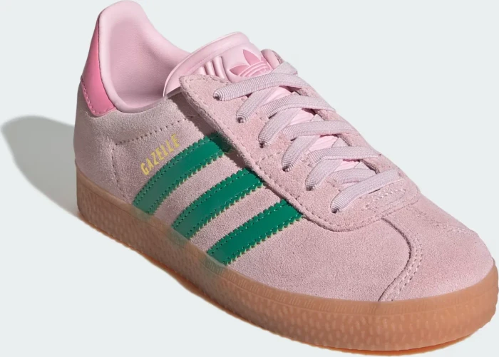adidas Gazelle Comfort Closure Elastic Lace clear pink/court green/bliss pink (Junior)
