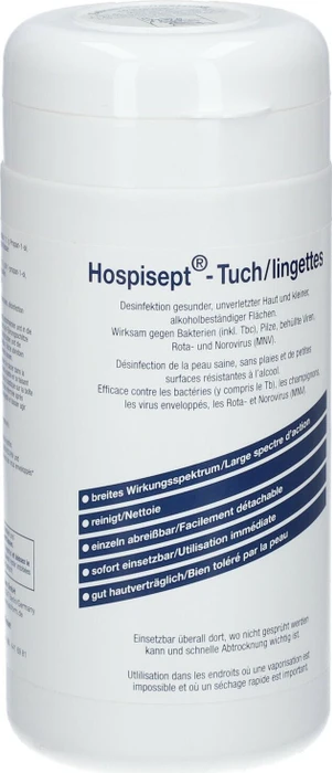 Lysoform Hospisept Handdesinfektionstücher, 100 Stück