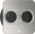 Bachmann Twist 2, 1-fach, 1x USB-Charger A/C, eckig, 2m, Edestahl-Optik (946.005)