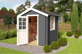 Lasita Maja Wels 1 Gartenhaus carbongrau