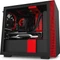 NZXT H210, schwarz/rot, Glasfenster, Mini-ITX Vorschaubild
