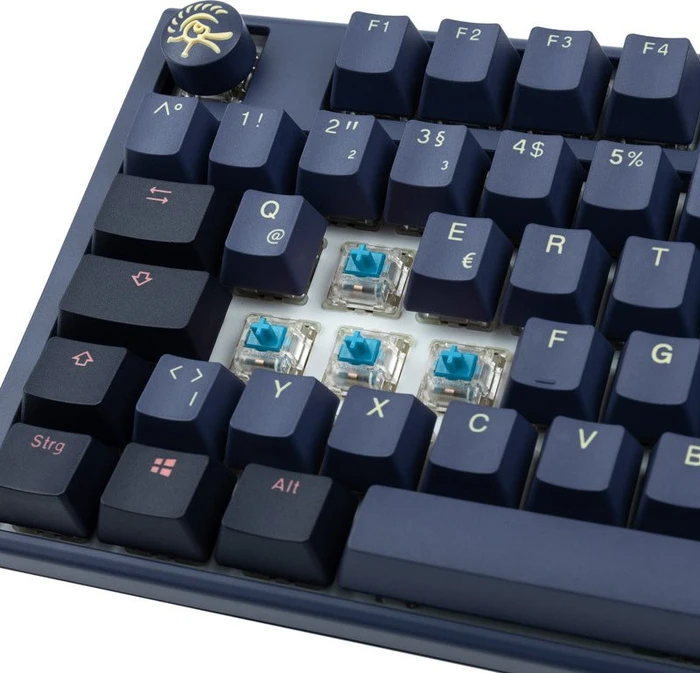 Ducky One 3 TKL, Cosmic Blue, PBT, LEDs RGB, MX RGB BLUE, USB, DE