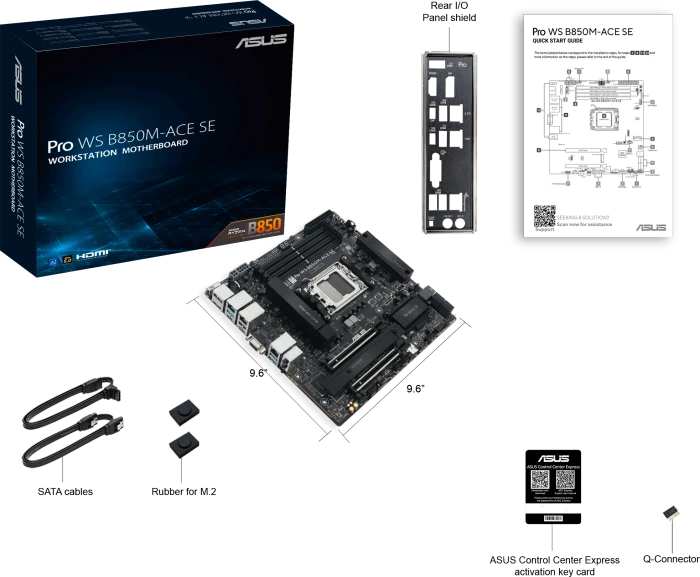 ASUS Pro WS B850M-ACE SE (AMD AM5)